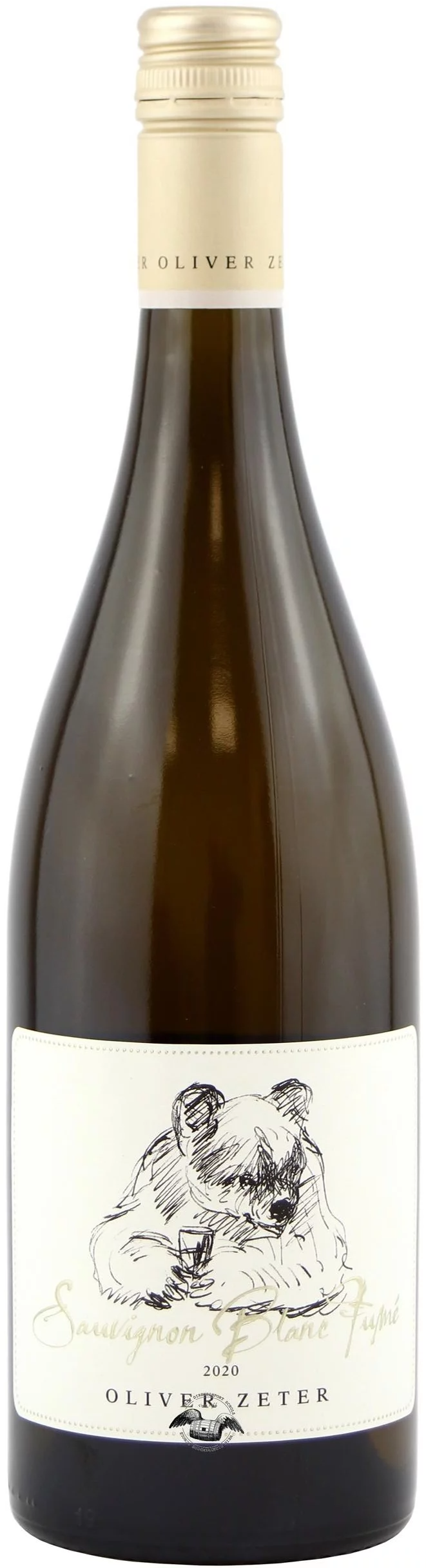 2020 Sauvignon Blanc Fumé von Oliver Zeter in Brown, Vorderansicht, Artikelnummer 10017528