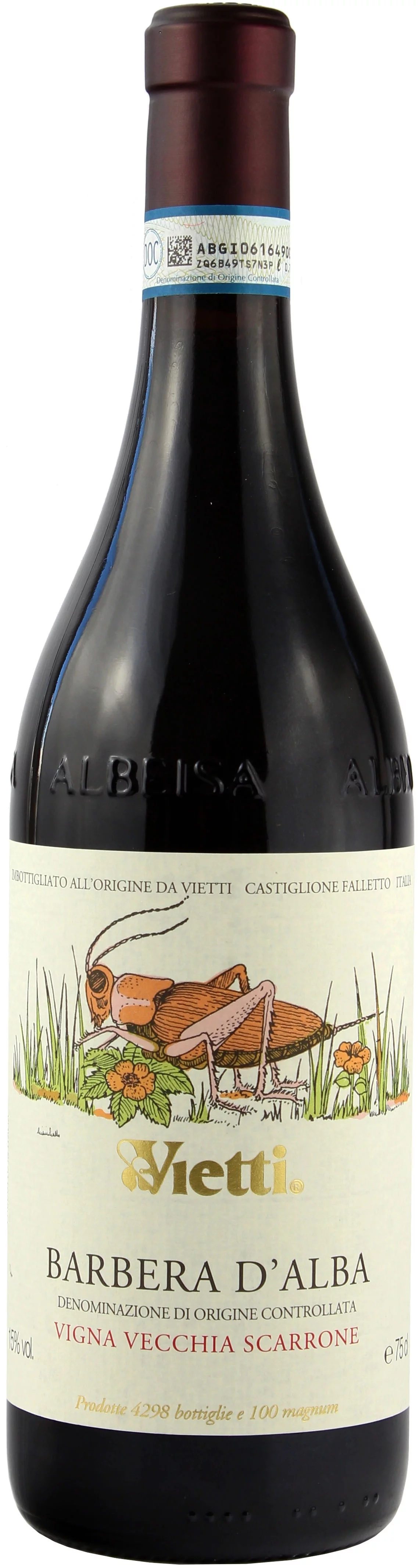 2018 Barbera d'Alba Scarrone Vigna Vecchia, Vietti