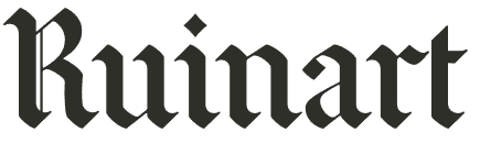 Ruinart Logo in Schwarz - Vorderansicht