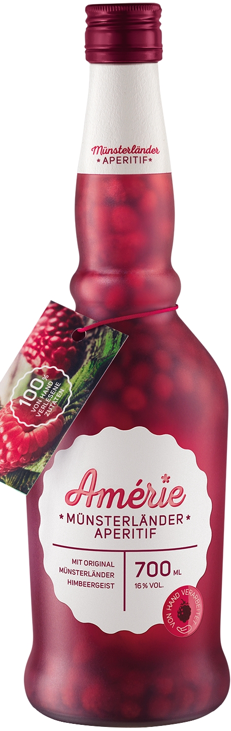 Amérie Münsterländer Aperitif Himbeere, Sasse