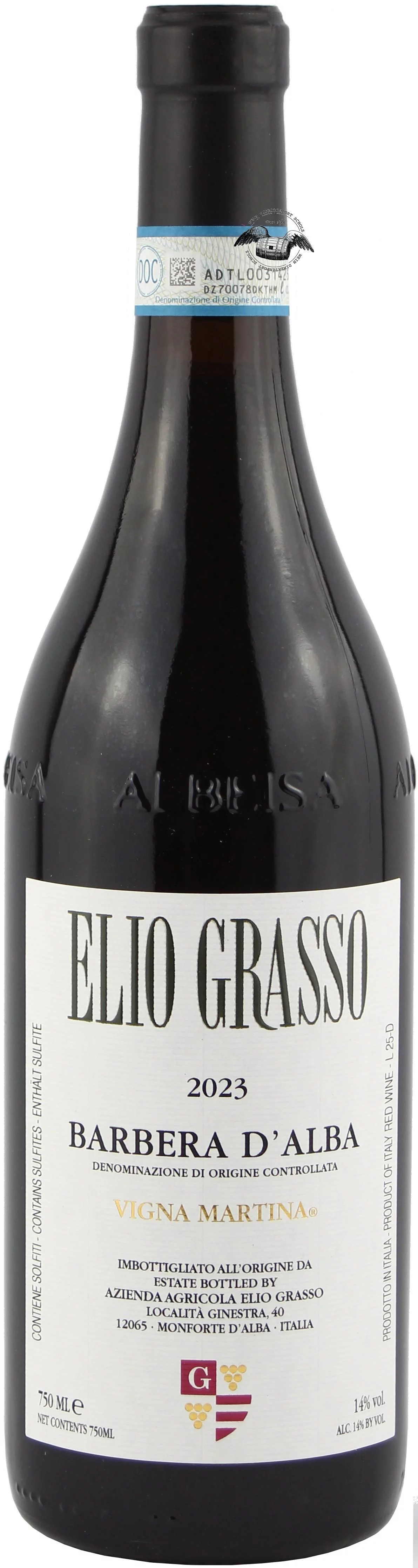 2023 Barbera d'Alba 'Vigna Martina'