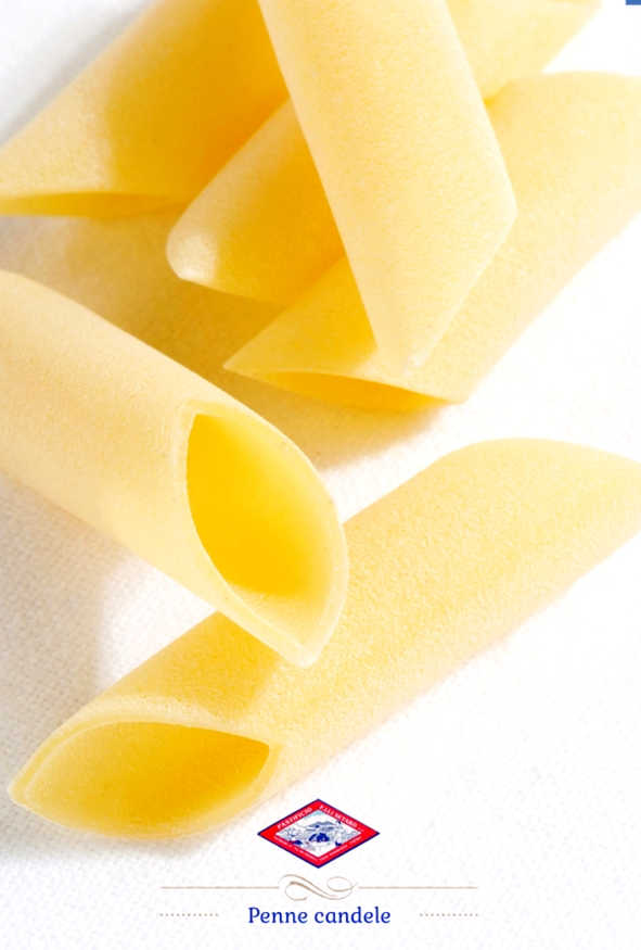 Penne Candela 1 kg von Pastificio Fratelli Setaro in Gelb - Detailansicht