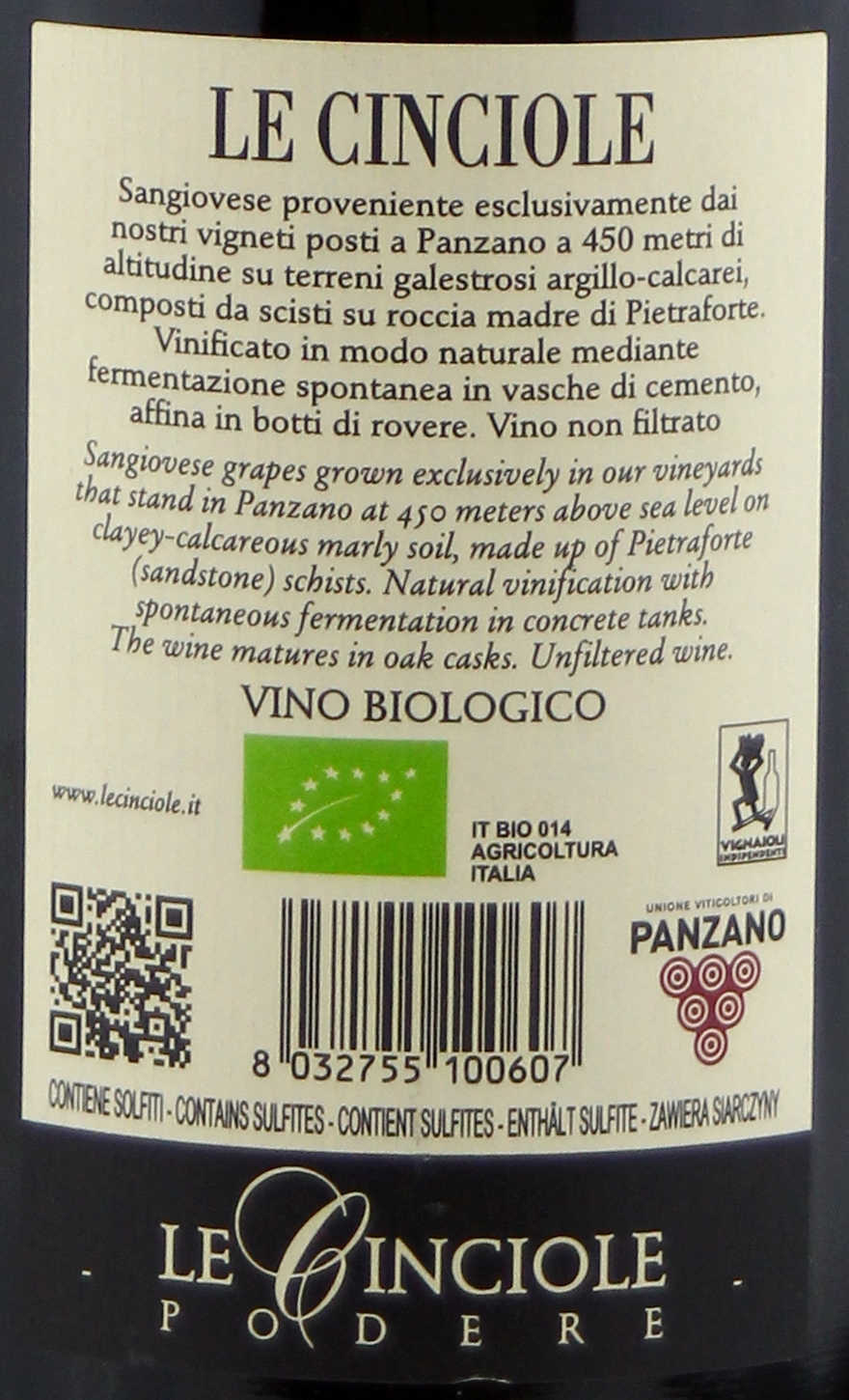 2021 Chianti Classico DOCG Rotwein - Rückansicht
