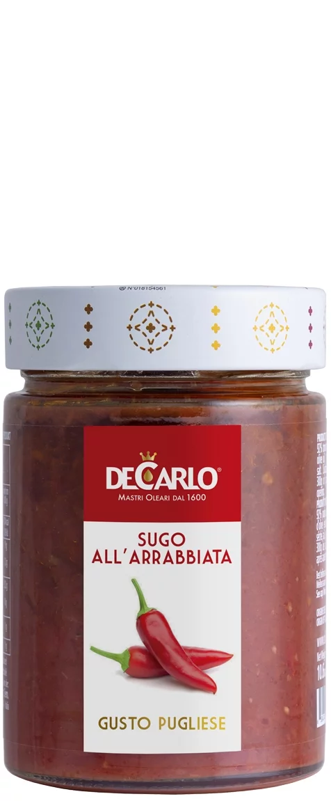 Sugo all'Arrabbiata (Tomatensauce mit Chili) 300g