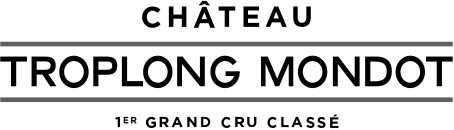 Château Troplong Mondot Logo in Schwarz - Vorderansicht