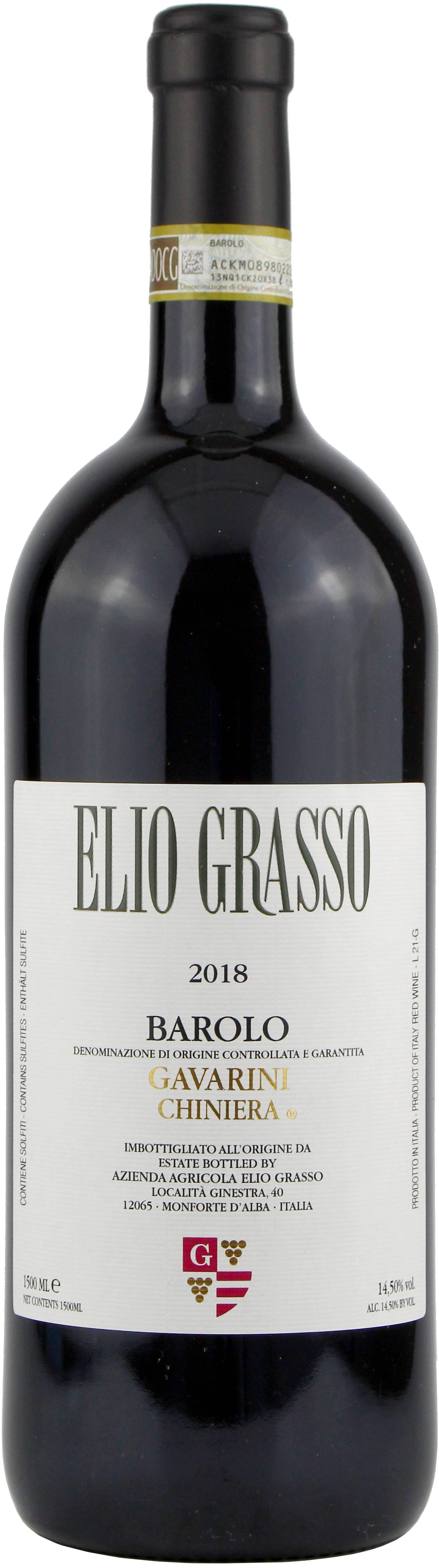2018 Barolo DOCG 'Gavarini Chiniera' Magnum