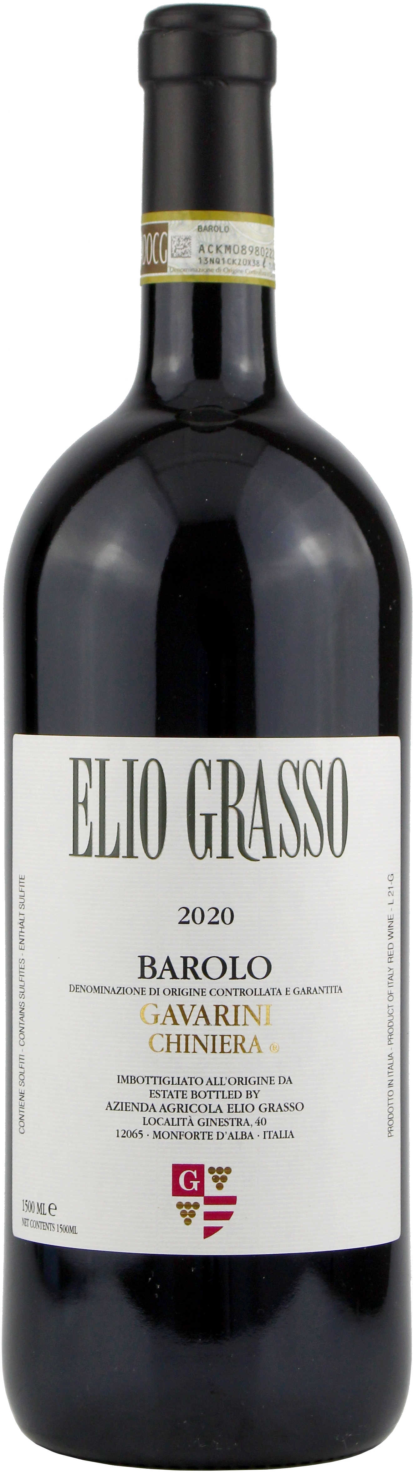 2020 Barolo DOCG 'Gavarini Chiniera' Magnum