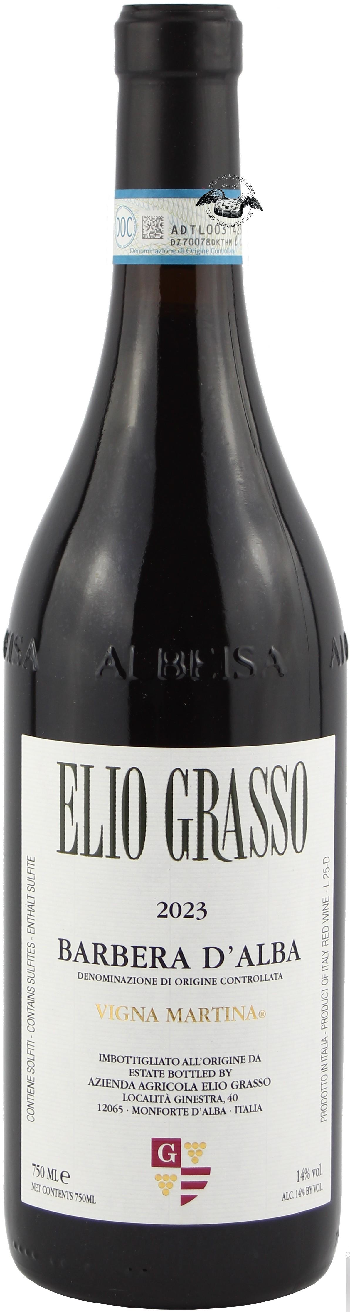 2023 Barbera d'Alba 'Vigna Martina'