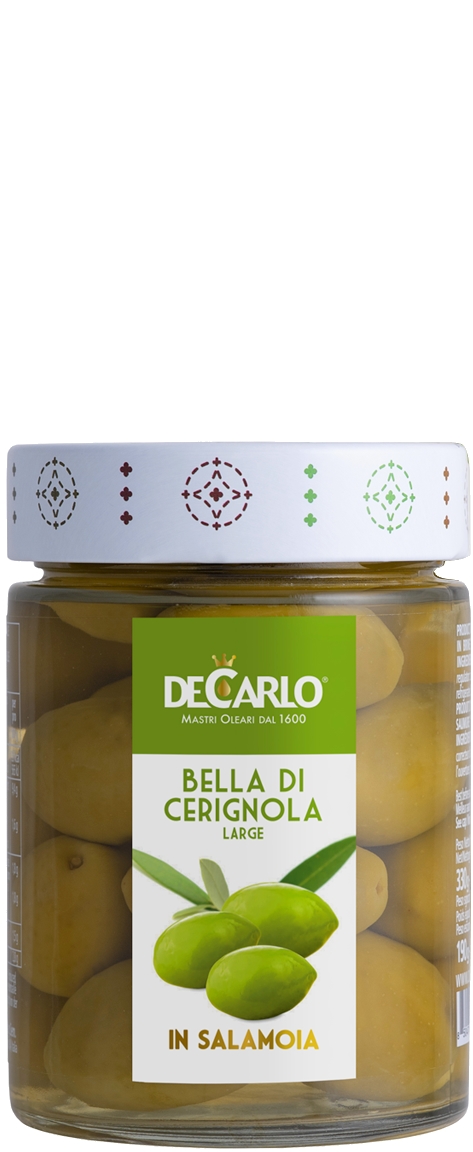 Bella di Cerignola, Oliven mit Stein 350 g