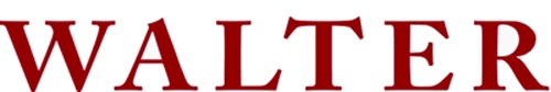 Walter Logo in Rot - Frontansicht