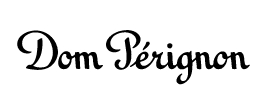 Dom Pérignon Logo in Schwarz - Vorderansicht