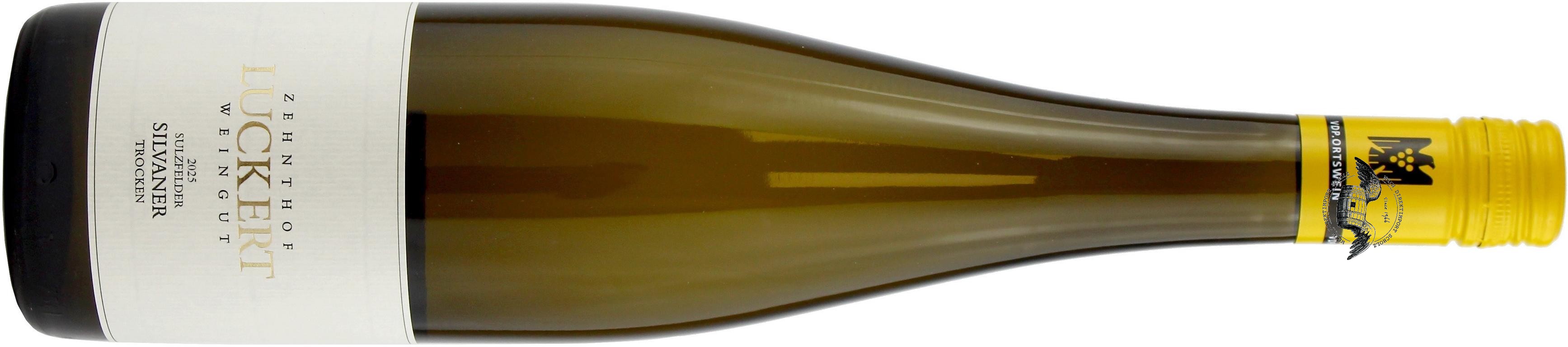 2025 Sulzfelder Silvaner trocken Weißwein von Zehnthof Luckert - Vorderansicht