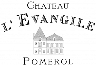Chateau L'Evangile Pomerol Logo Schwarz Vorderansicht