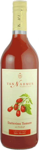 Van Nahmen Datterino Tomatensaft mit Meersalz Rot Vorderansicht 10010532