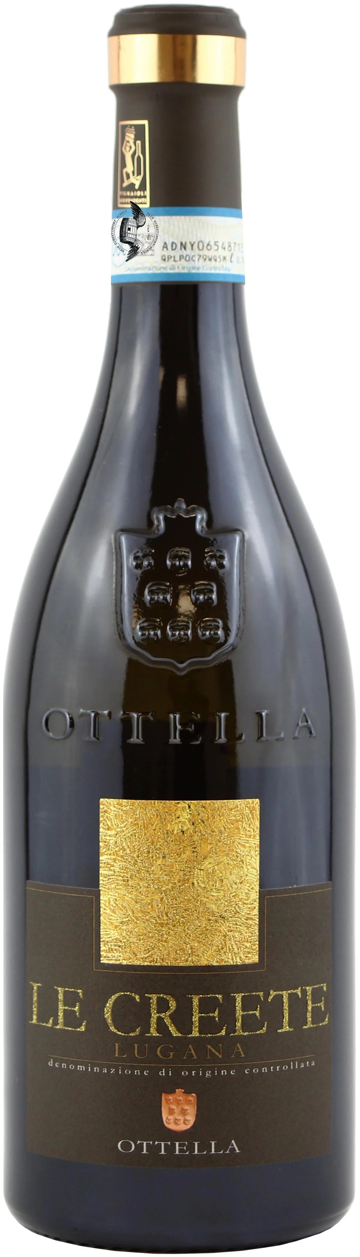 Ottella 2025 Lugana DOC Le Creete Flasche in Schwarz - Vorderansicht