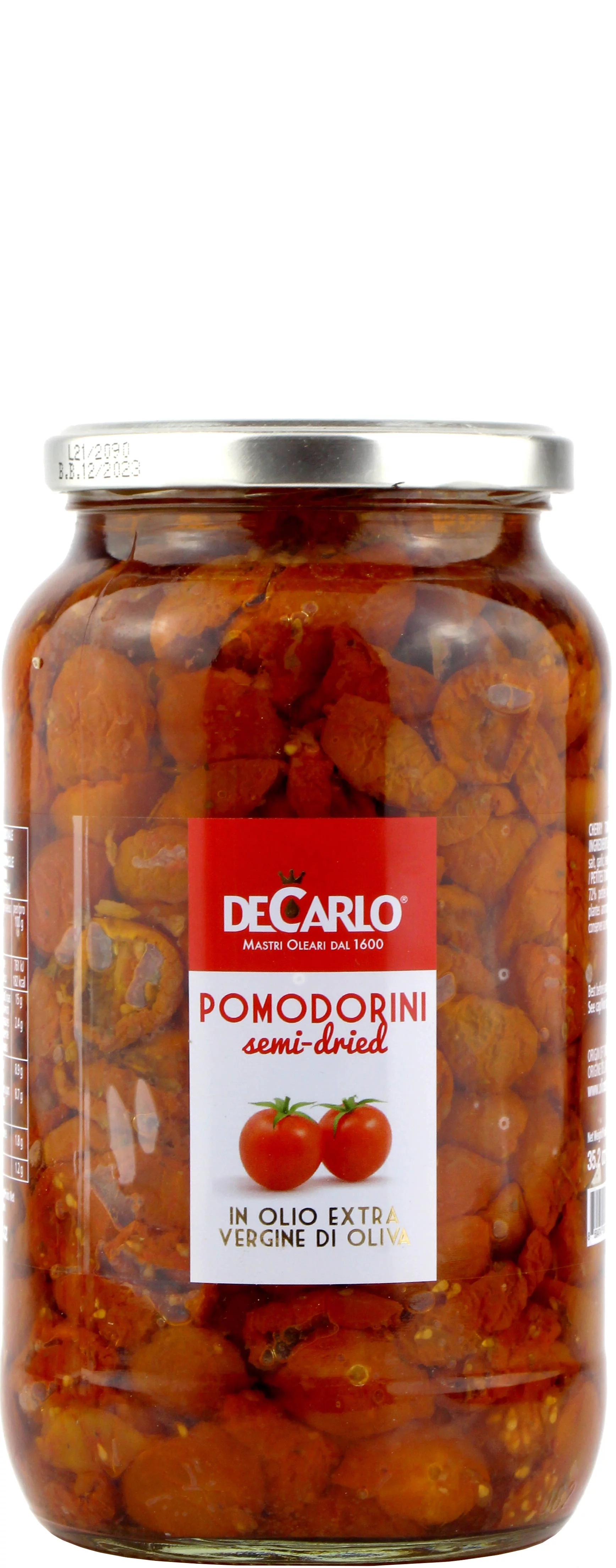 Pomodorini, halbgetrocknete Kirschtomaten in Olivenöl, 1000 g