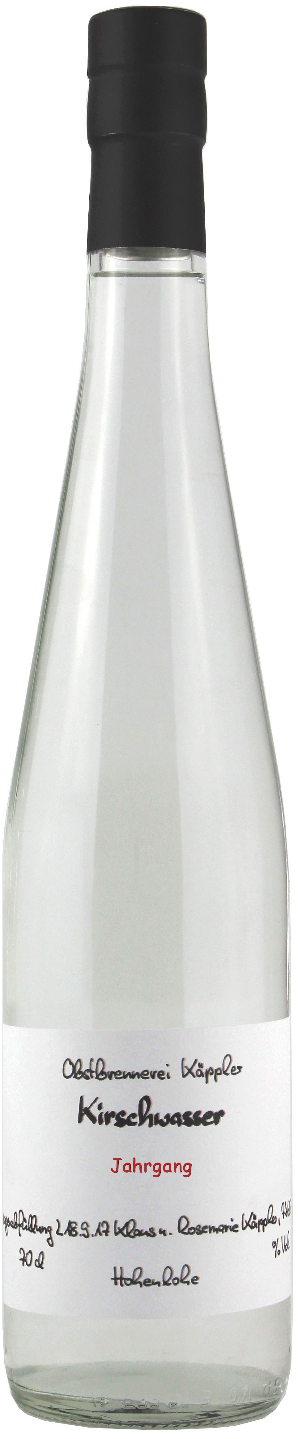 Kirschwasser, Obstbrennerei Klaus Käppler