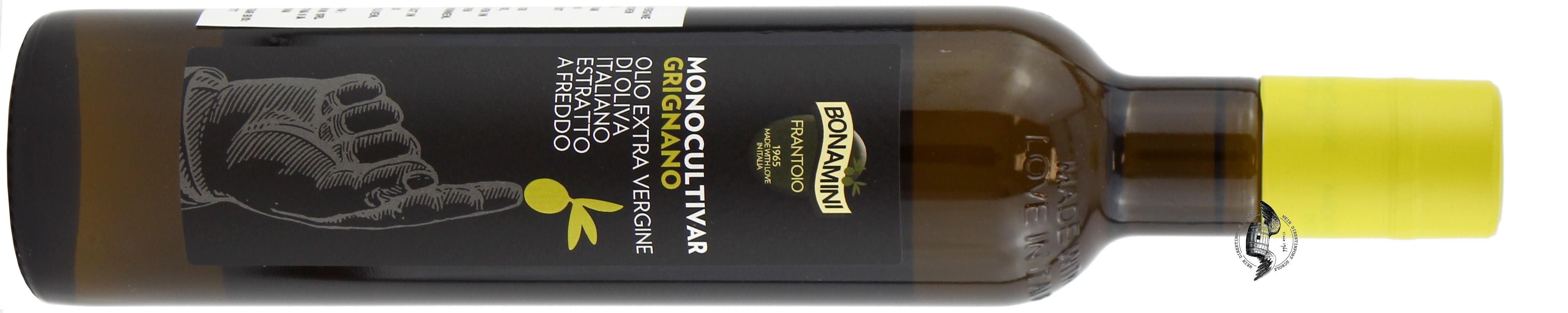 Olivenöl Extra Vergine 100% Grignano, 500 ml von Frantoio Bonamini, Vorderansicht, Artikelnummer 10017432