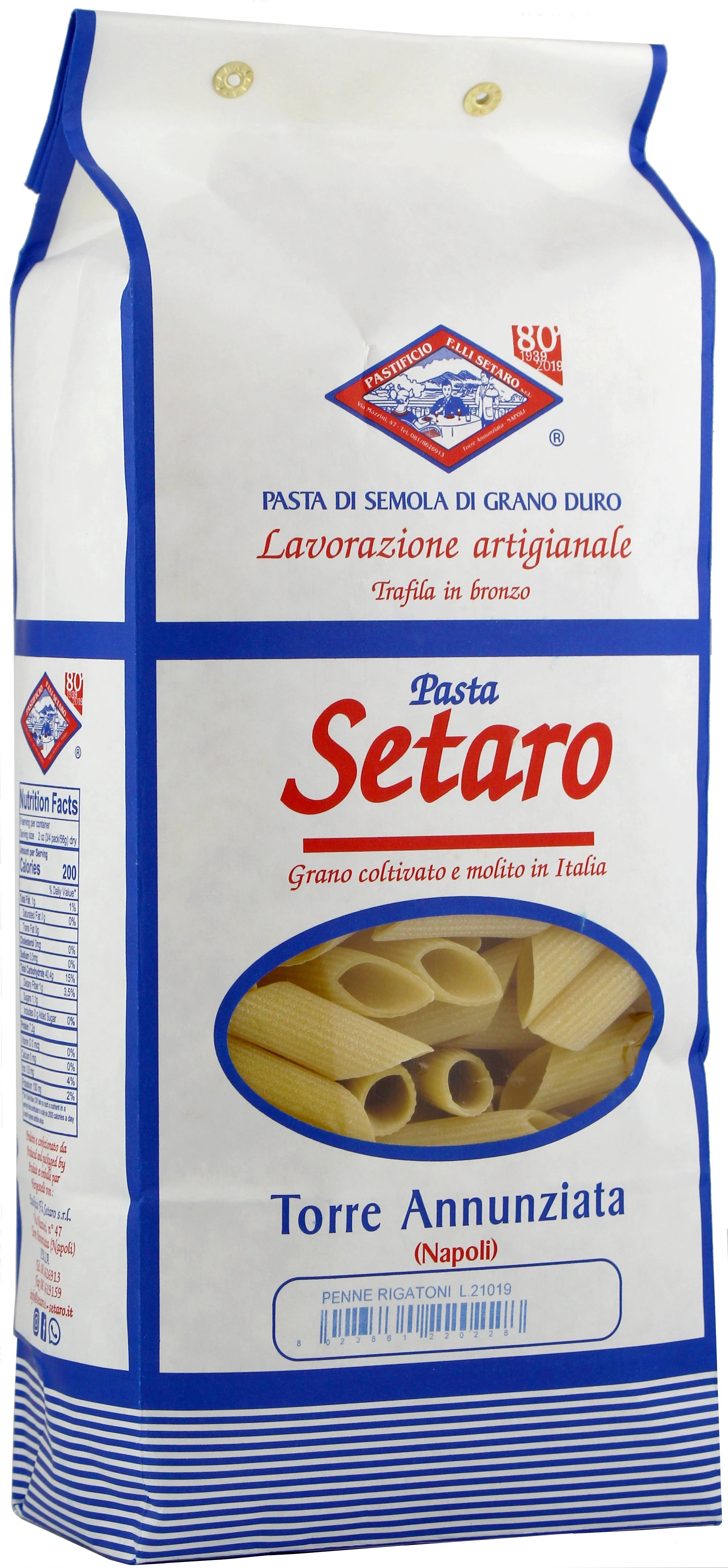 Pasta Penne Rigatoni 1 kg, Setaro