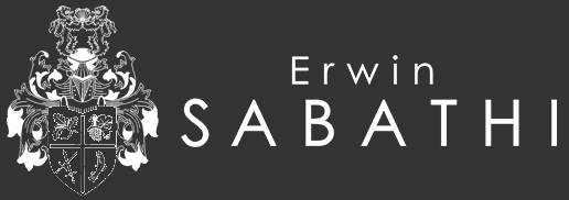 Erwin Sabathi Logo in Schwarz - Vorderansicht