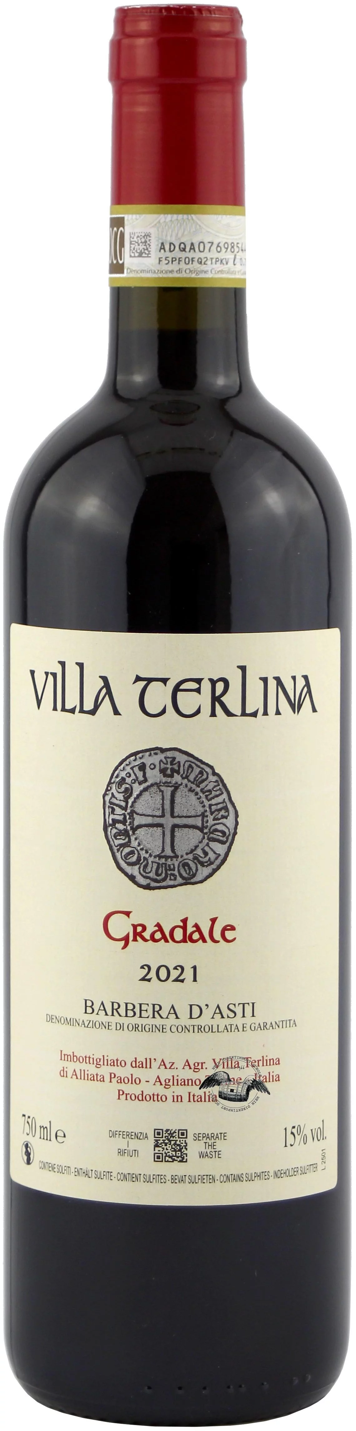 2021 Barbera d'Asti Gradale Rotwein Villa Terlina