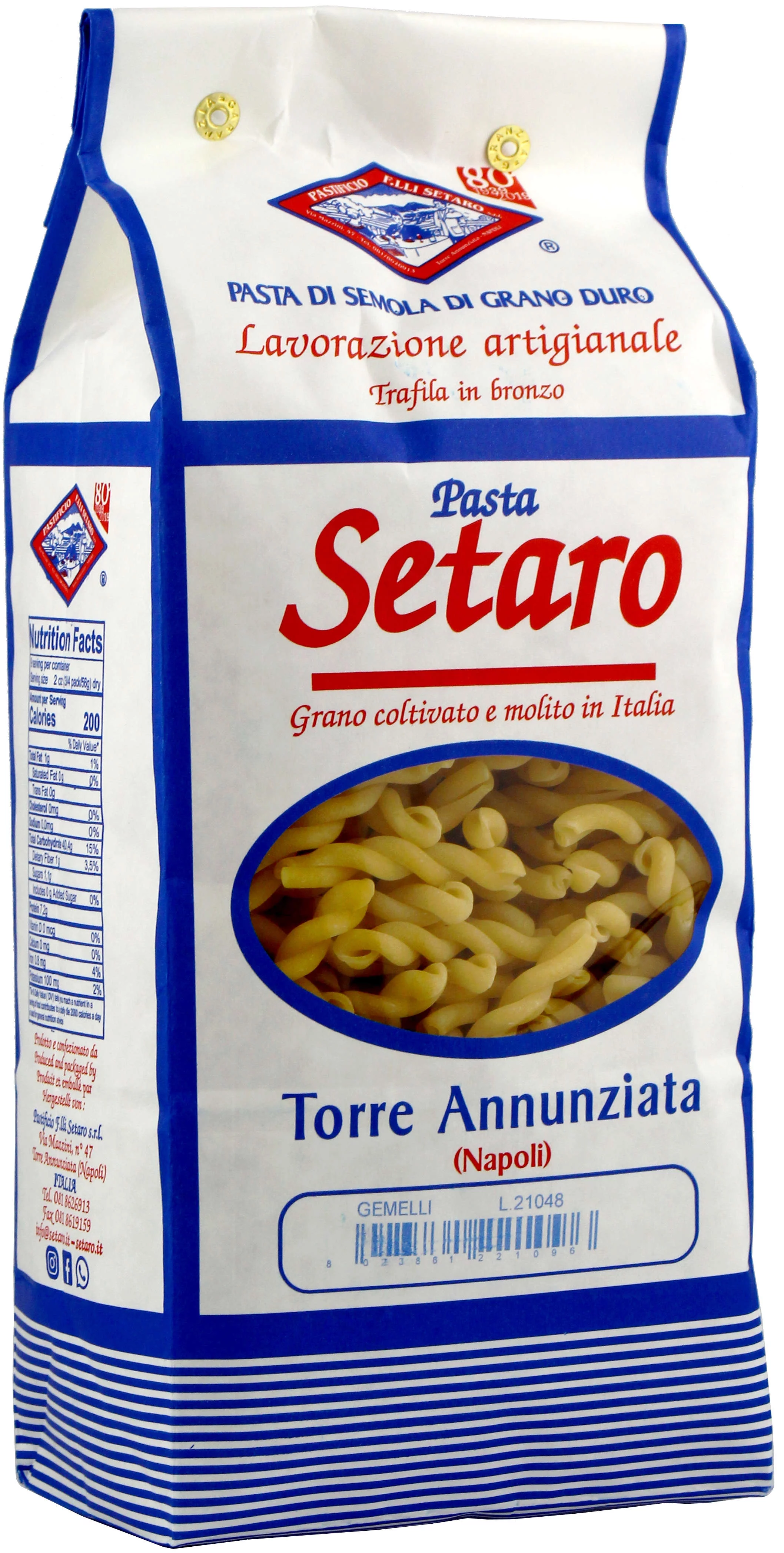 Pasta Gemelli 1 kg, Setaro