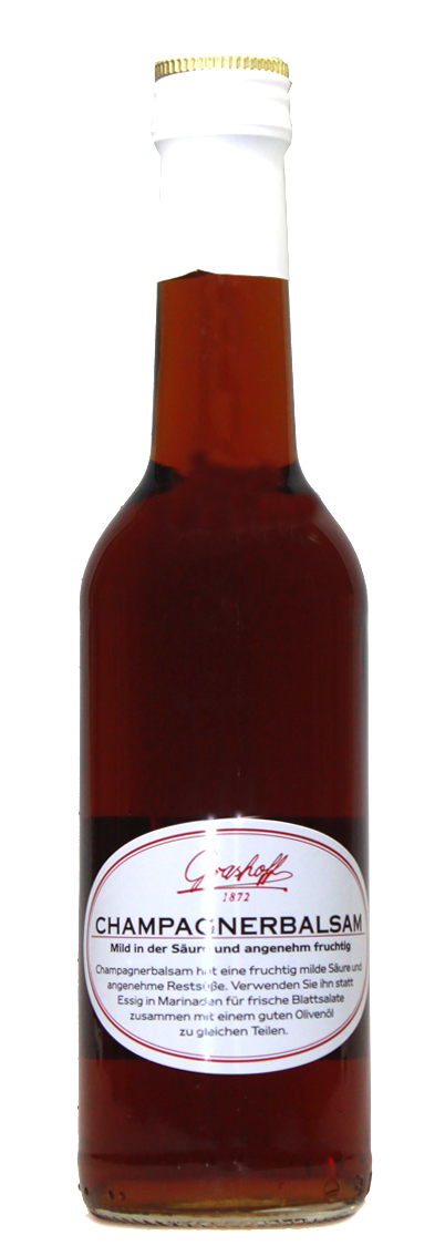 Edler Weinbalsam 350 ml von Grashoff Delikatessen in Rot - Vorderansicht, Artikelnummer 92010203