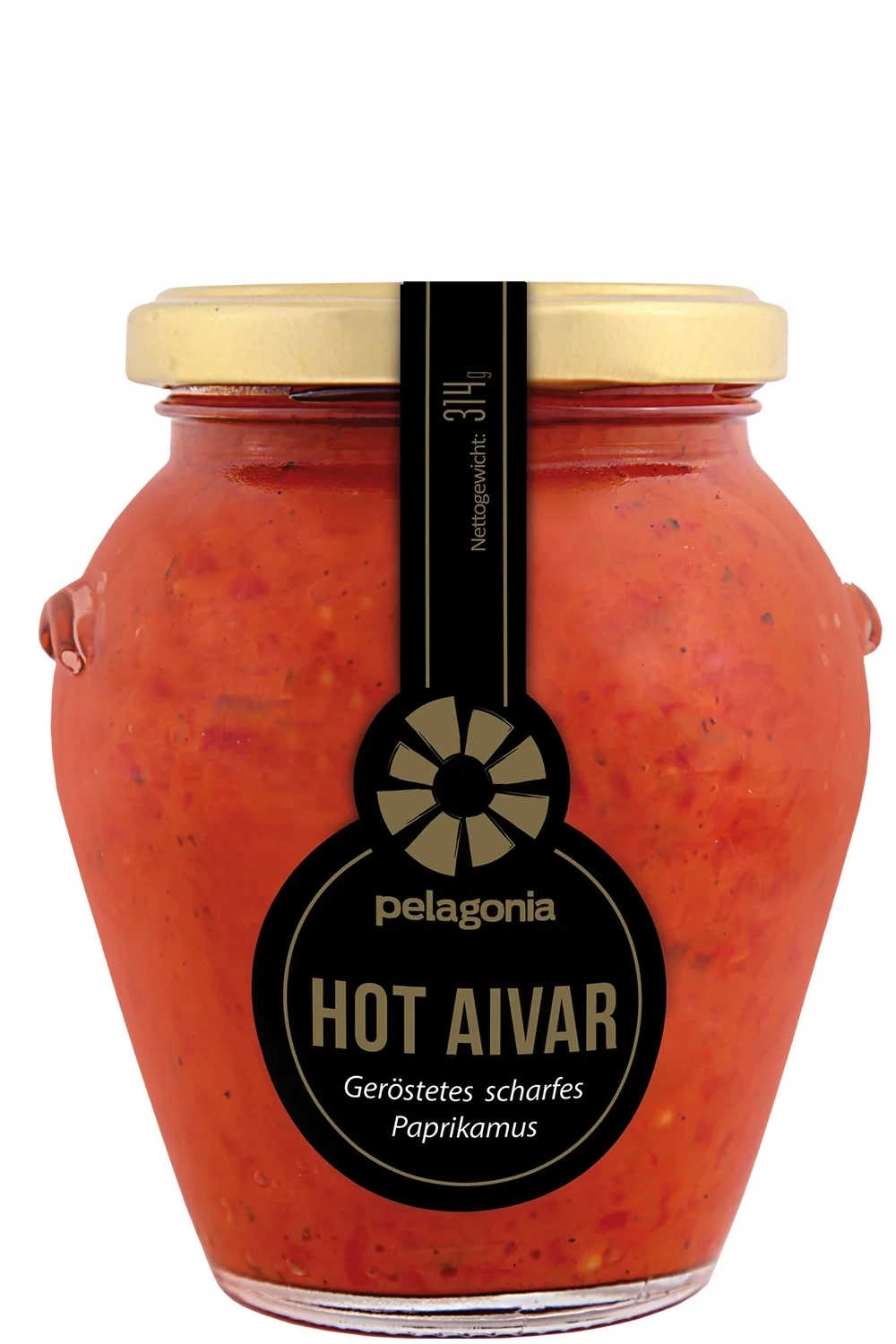 Aivar, Mus aus gerösteten scharfen Paprika & Auberginen, 314 g
