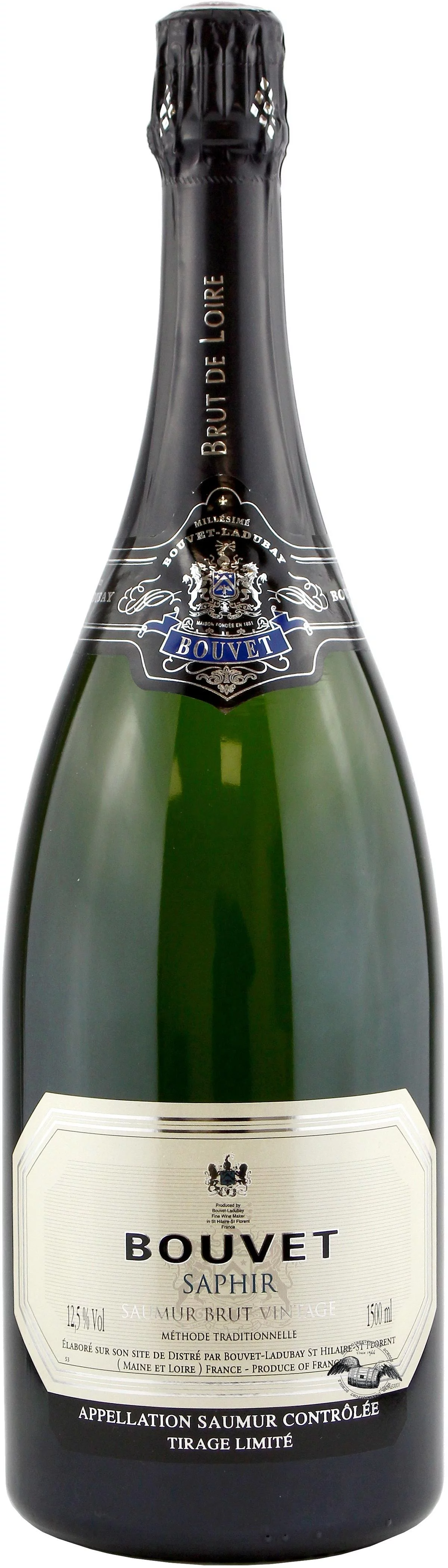 2021 Saumur Brut 'Saphir' Magnum von Bouvet Ladubay