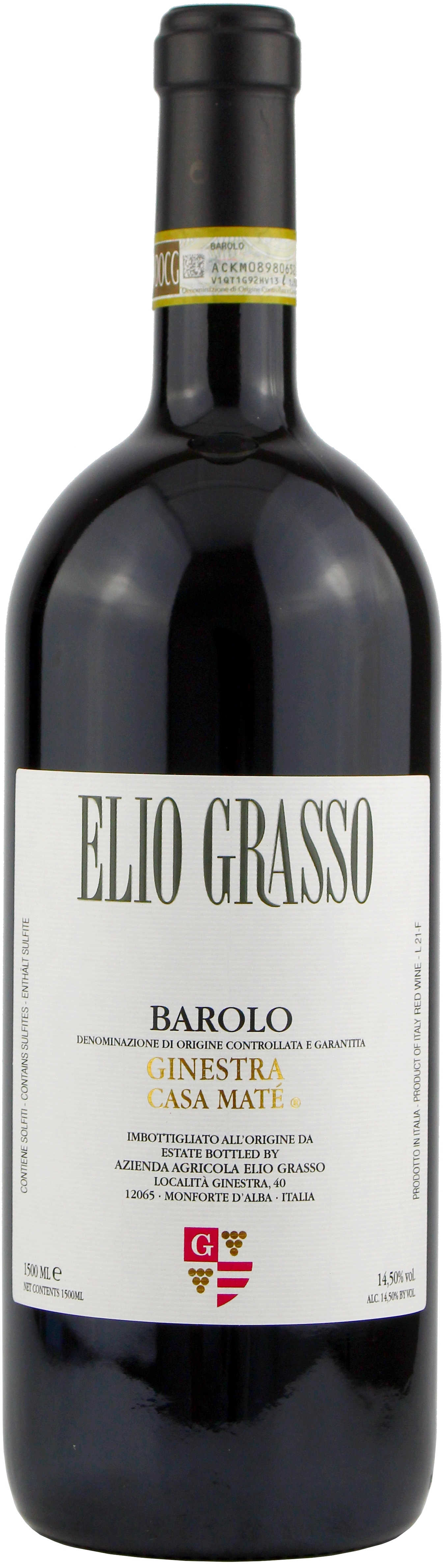 2019 Barolo DOCG 'Ginestra Casa Maté' Magnum