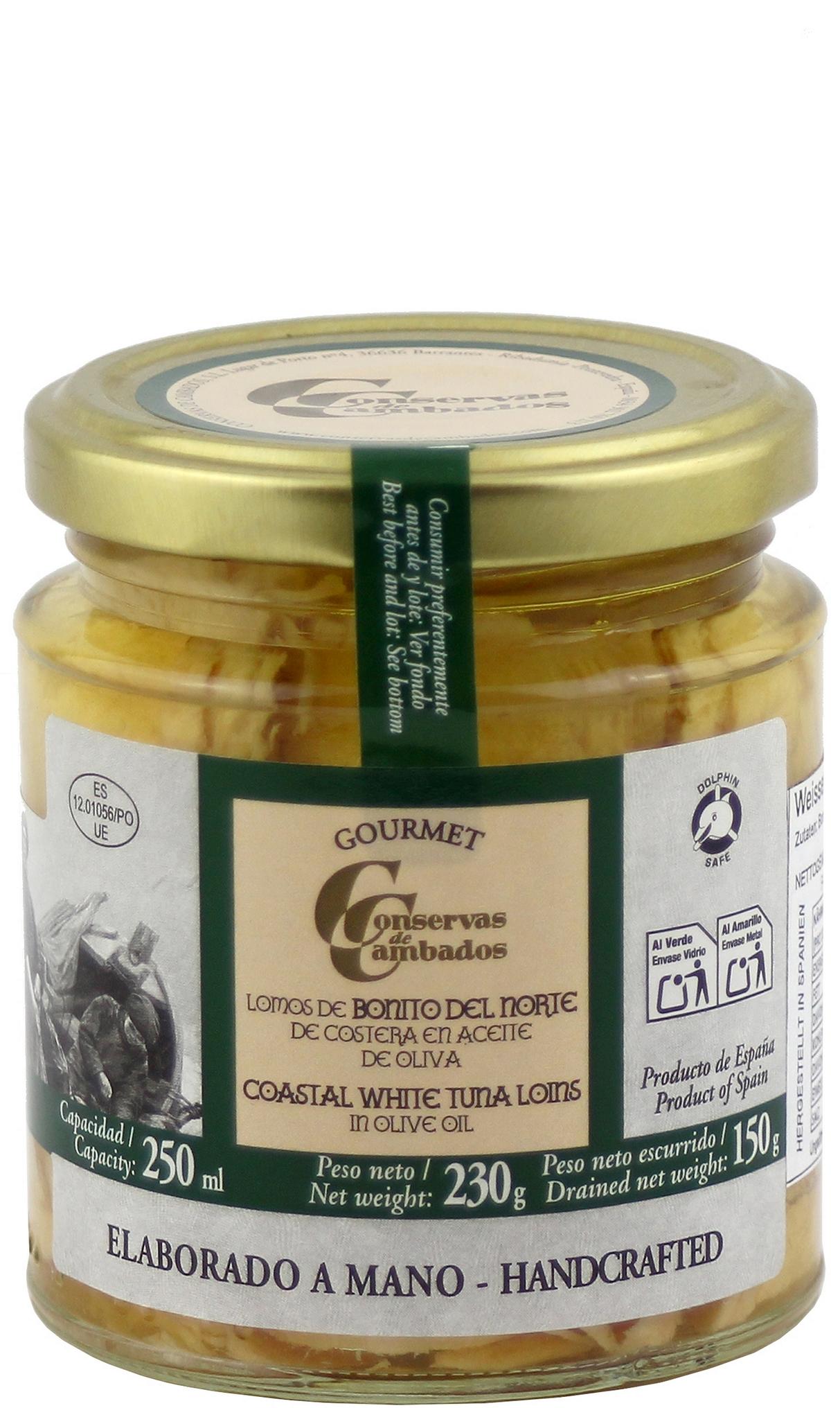 Lende vom Bonito in Olivenöl, 150 g