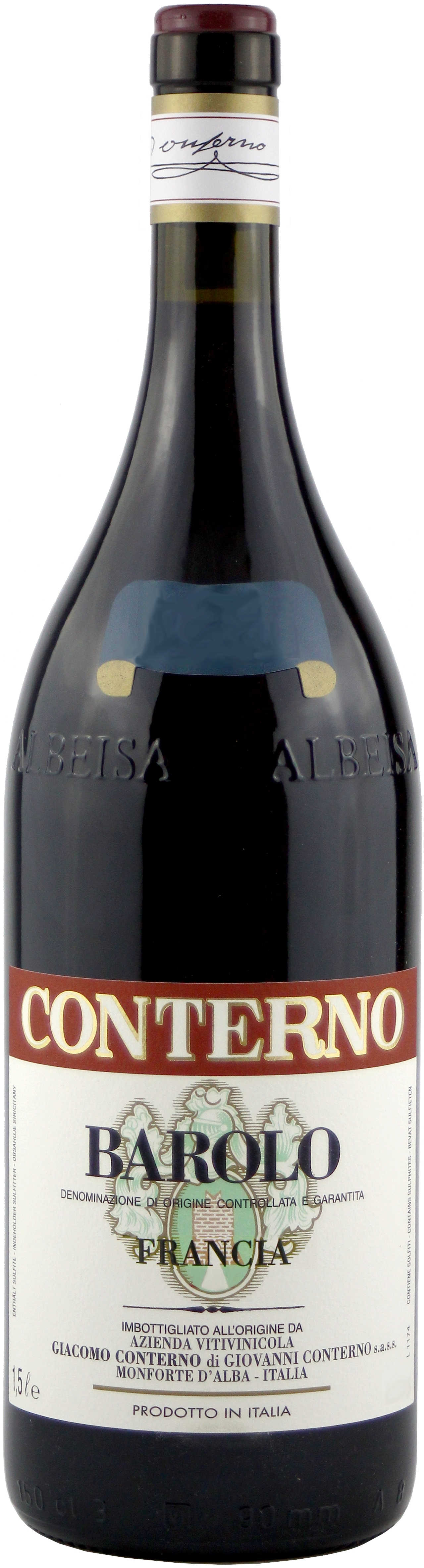 2020 Barolo DOCG Francia Doppelmagnum, Abb. ähnlich