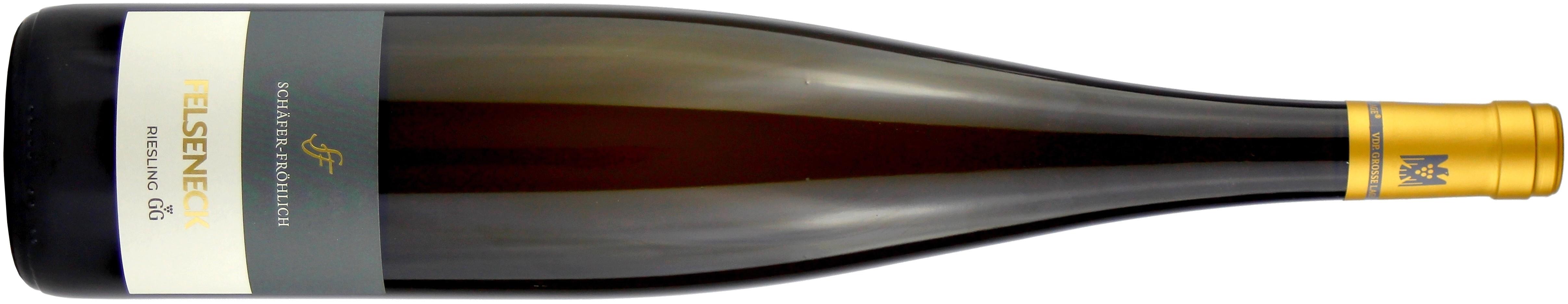 2019 Riesling Großes Gewächs Felsenberg Magnum von Schäfer-Fröhlich in Schwarz - Vorderansicht, Artikelnummer 10012178
