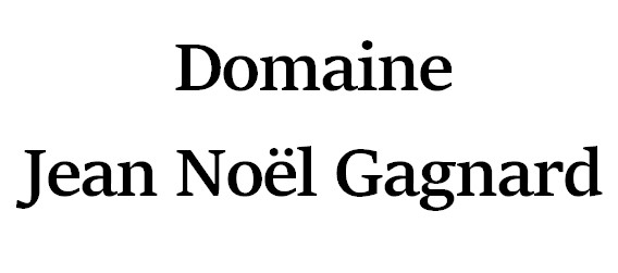 Logo Domaine Jean Noël Gagnard in Schwarz - Draufsicht