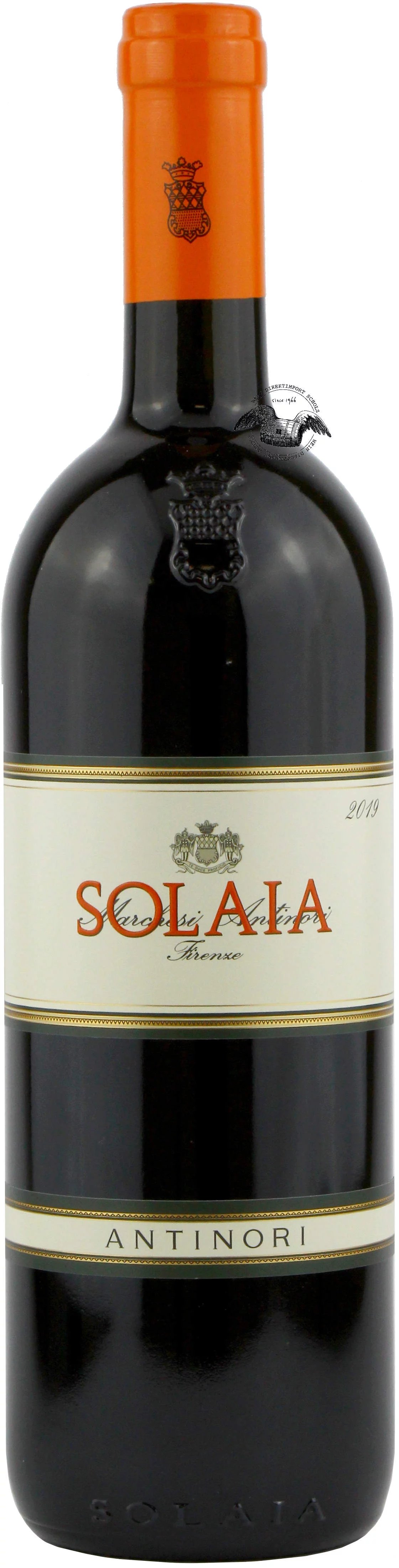 2019 Toscana IGT 'Solaia' Rotwein von Antinori - Vorderansicht