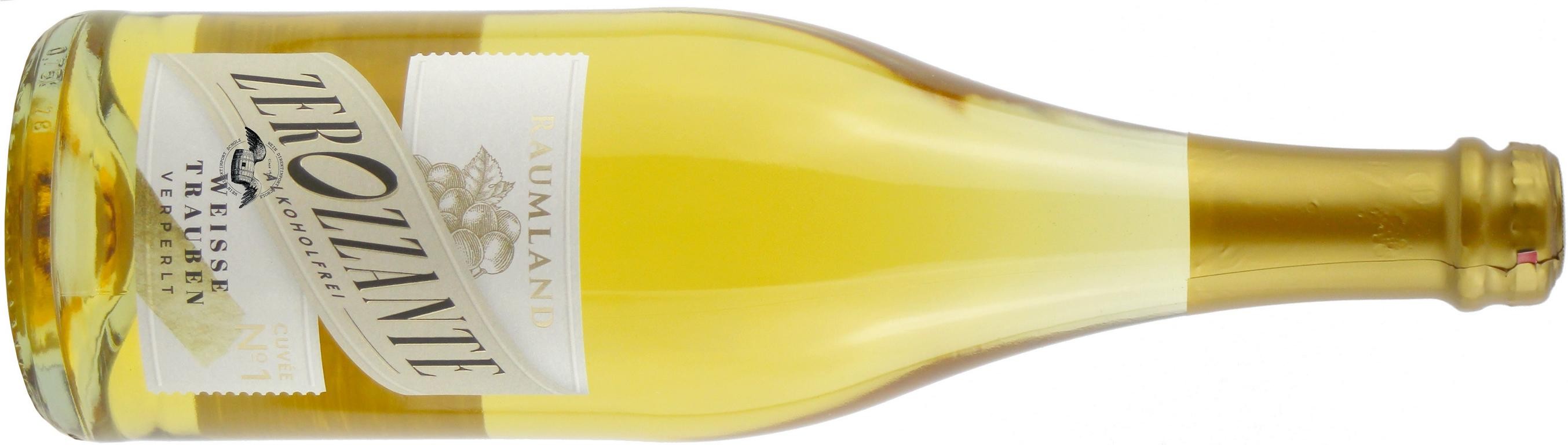 Zerozzante Cuvée N°1 von Sekthaus Raumland, goldgelb - Vorderansicht