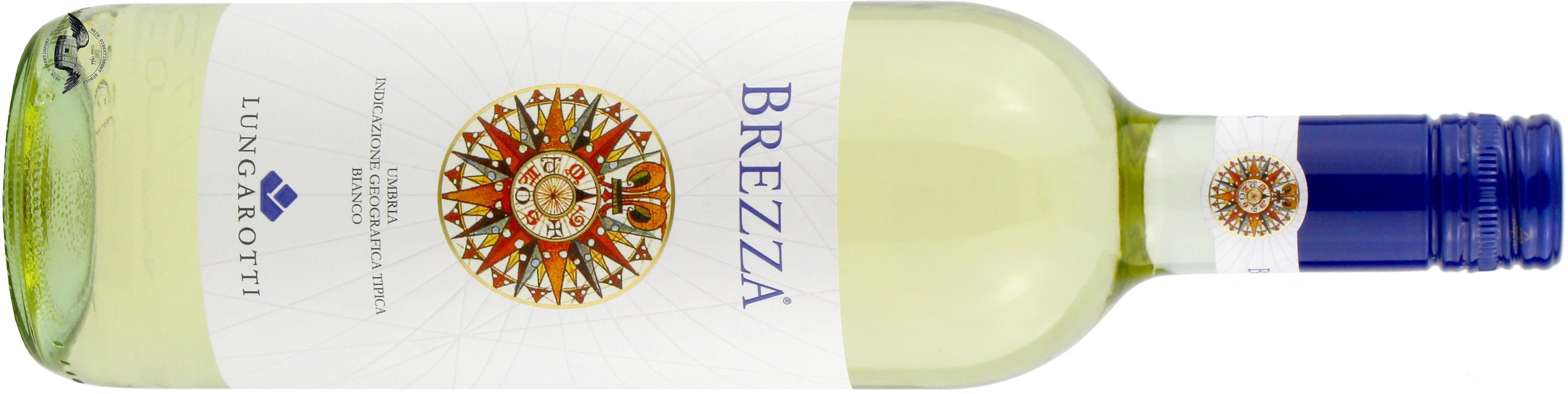 2025 Brezza Bianco IGT Umbria Weißwein von Cantina Giorgio Lungarotti - Vorderansicht