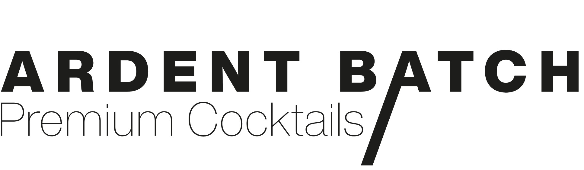 Ardent Batch Logo in Schwarz - Vorderansicht