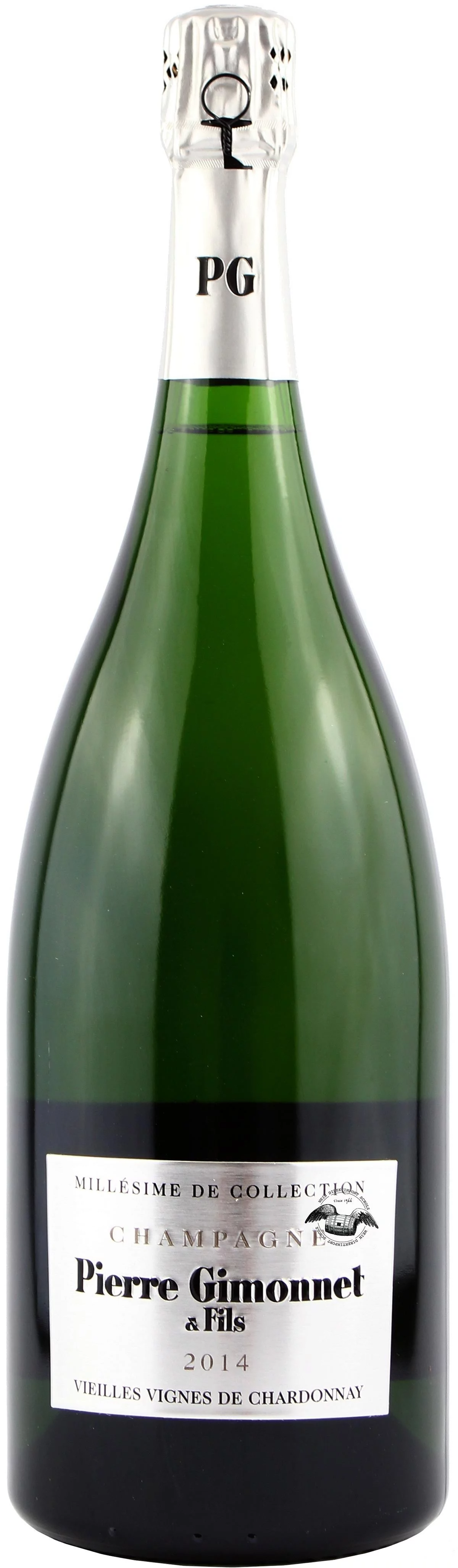 Gimonnet 2014 Champagne 'Millésime de Collection' Blanc de Blanc Extra Brut Magnum