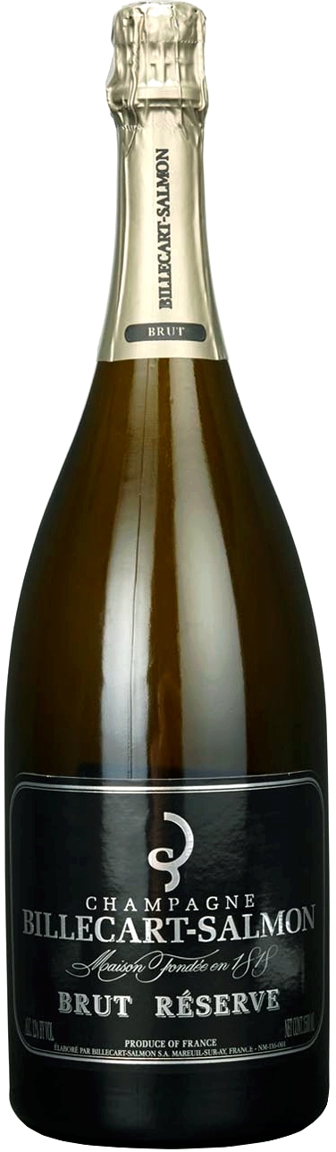 Champagne Brut Réserve Doppelmagnum von Billecart Salmon in Schwarz - Vorderansicht