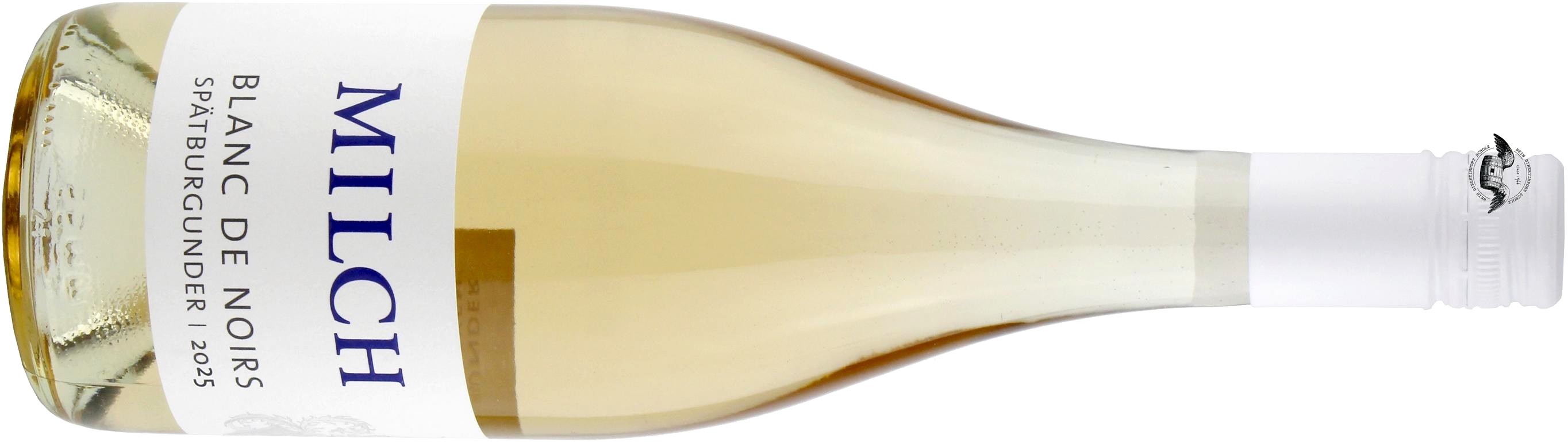 2025 Blanc de Noirs Spätburgunder trocken Weingut K.-H. Milch in Weiß - Vorderansicht