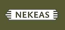 Nekeas Logo in Olivgrün - Vorderansicht