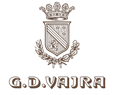 G.D. Vajra Logo in Braun - Draufsicht
