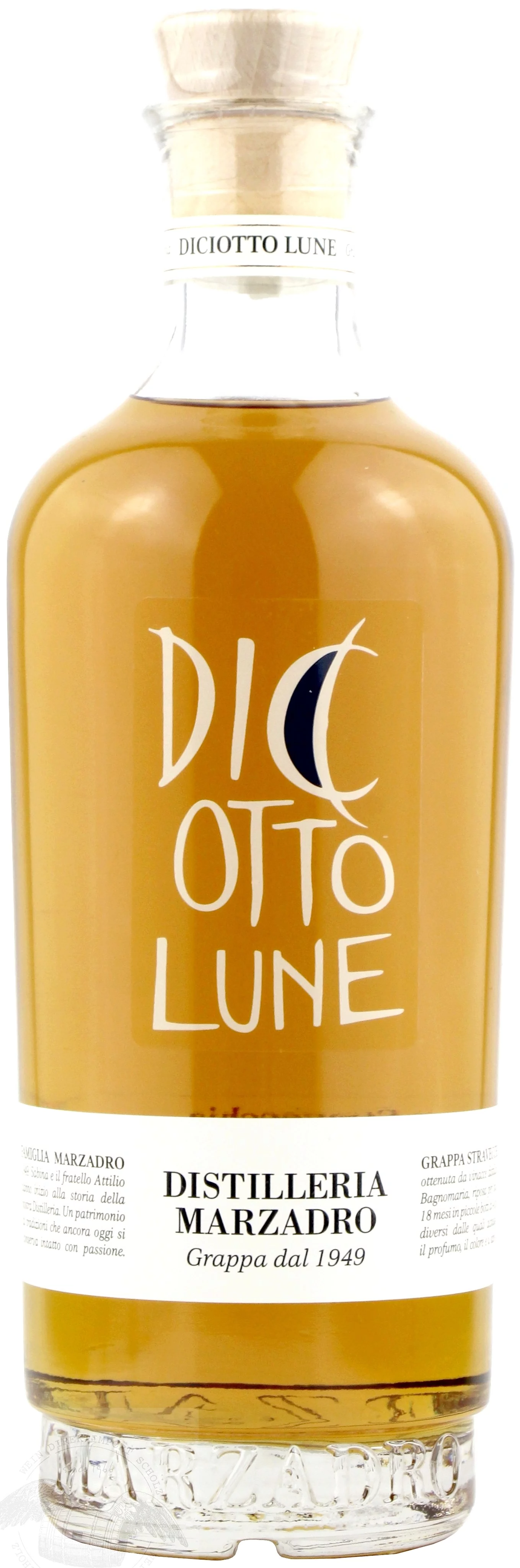 Grappa Le Diciotto Lune 700 ml von Distilleria Marzadro