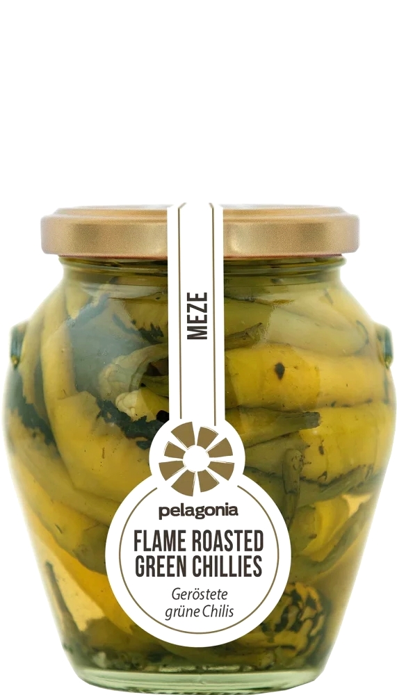 Geröstete grüne Chilies 300 g