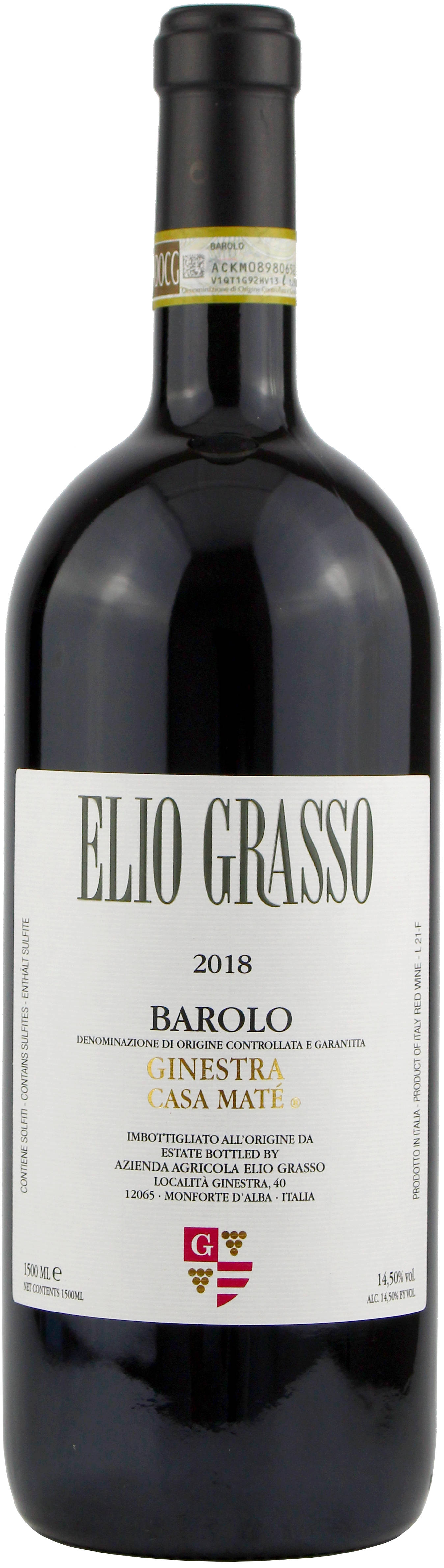 2018 Barolo DOCG 'Ginestra Casa Maté' Magnum