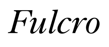 Fulcro Logo in Schwarz - Vorderansicht