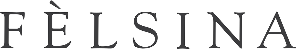Fèlsina Logo in Schwarz - Vorderansicht