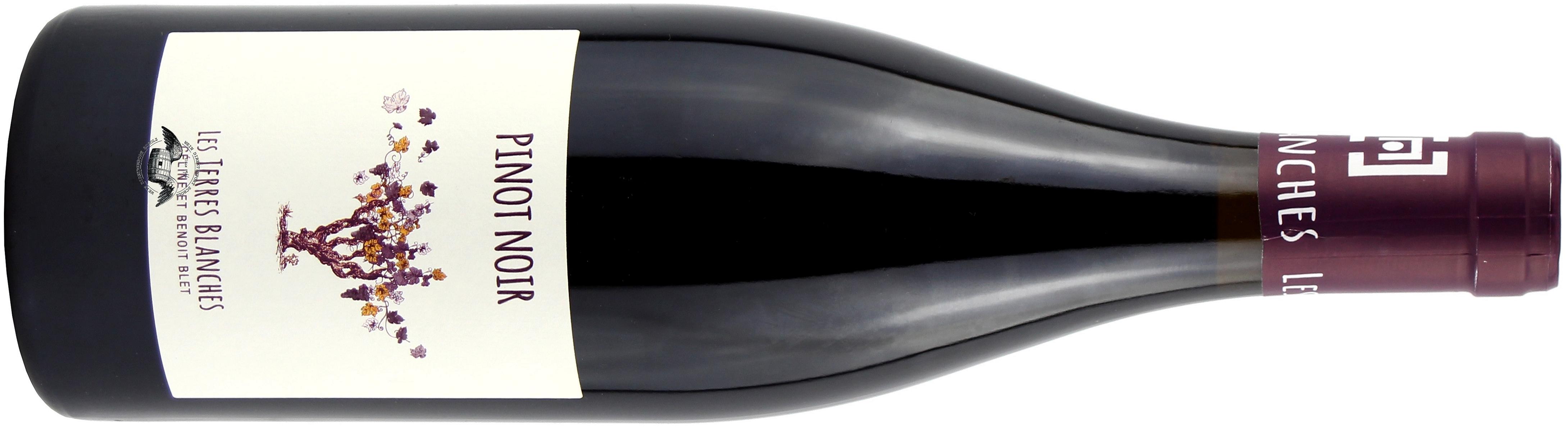 2024 Pinot Noir Les Terres Blanches Rotwein Vorderansicht Artikelnummer 10017126