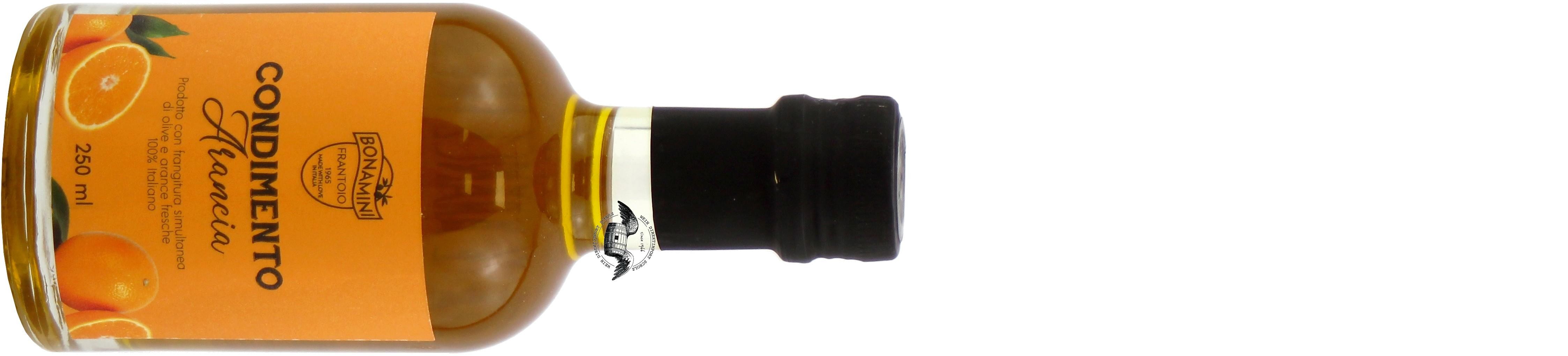 Condimento Arancia mit Olivenöl Extra Vergine 250 ml von Frantoio Bonamini S.R.L. in Orange - Vorderansicht